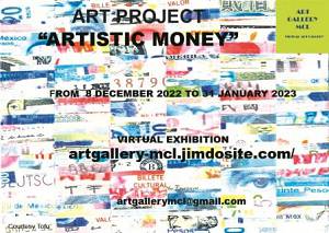 Artistic money,online exhibition